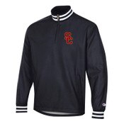 USC Trojans Men's Champion Black SC Interlock Super Fan Trooper Jacket